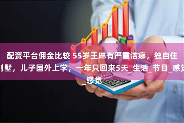 配资平台佣金比较 55岁王琳有严重洁癖，独自住别墅，儿子国外上学，一年只回来5天_生活_节目_感觉